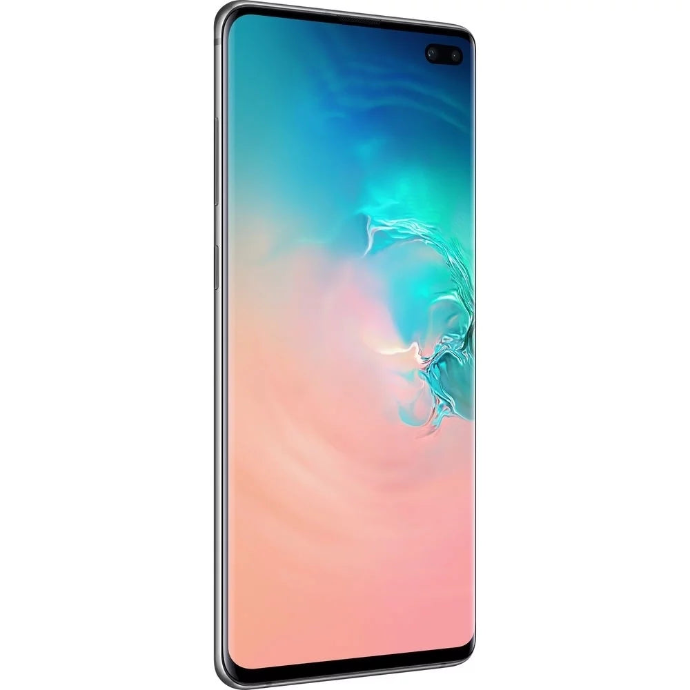 Unlocked, - Prism Blemished) (Used 4G LTE 6.1" White S10+ Galaxy 128GB Fully