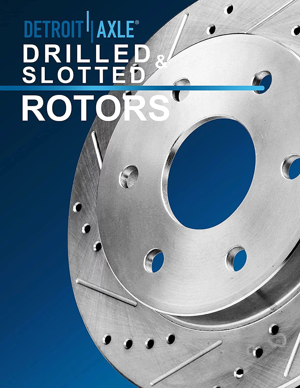 Disc Ceramic 2016 Lugs 2015 Drilled - F-150 Pads Rotor Brakes 2012-2020 2018 Brake for Rotors Slotted 2019 Detroit 6 2014 Brake Rear 2017 Replacement : Kit 13.7" 2013 Axle