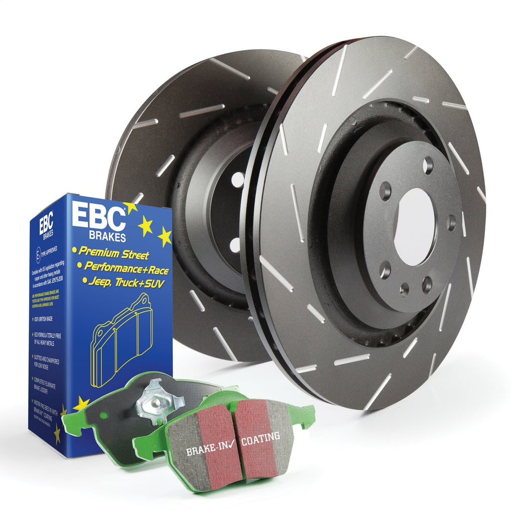 Kits Rotors EBC and Fits Maxima USR Brakes S2 S2KF1280 09-18 2000 Greenstuff