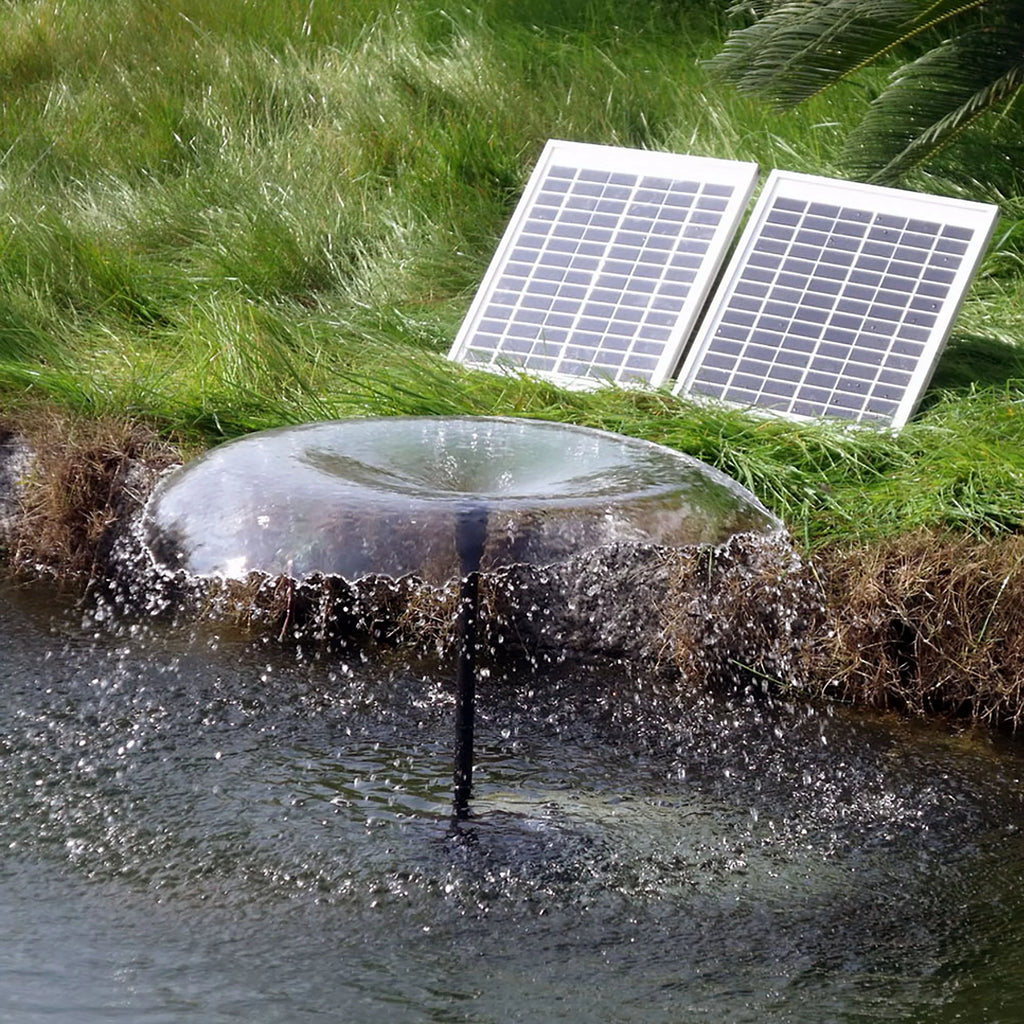 Pack Pump 396 - Sunnydaze GPH Kit Solar Lift and Light Panel 120" - with and Battery LED