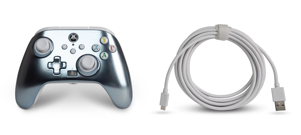 Controller PowerA - for Wired Ice Metallic Enhanced X|S Series Xbox