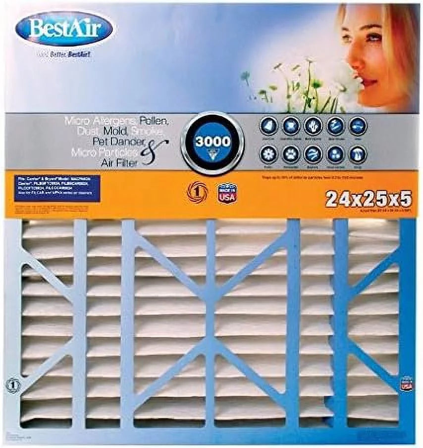 Air x K x Pack B of 25 Filter 24 2 5 in.- CB2425-13R