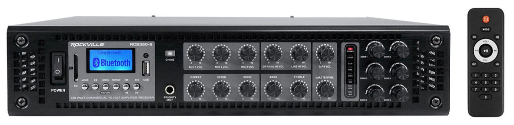 Commercial (10) 85M Landscape 70v Speakers+Amplifier exterior 5.25" CONTROL JBL