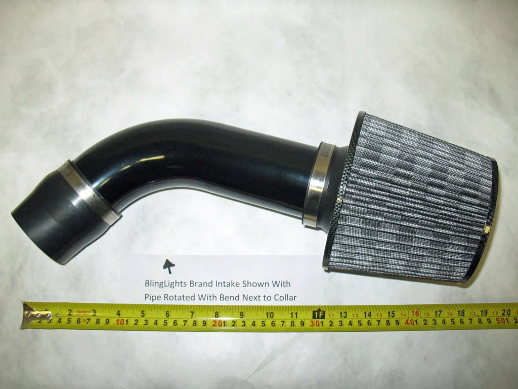 2.75" Short Carbon 2.75inch 2.75in Air Performance Fiber Pattern Intake 70mm