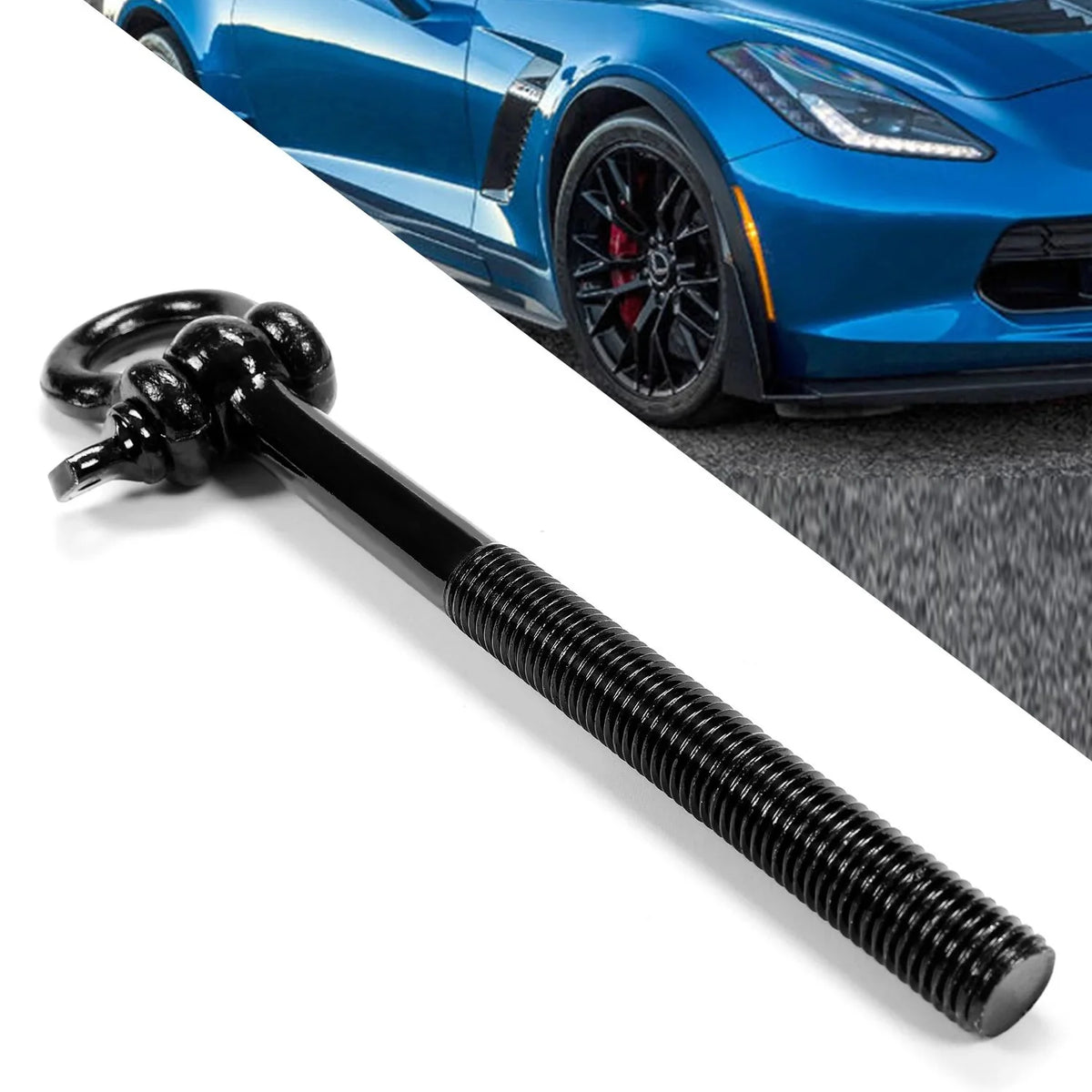 Rear for Tow Trailer GS ZR1 Corvette Hitch 15234068 Replaces 2014-2023 C8 Chevy C7 Hook Kojem Black Or Hook Front Steel Z06 Trunk