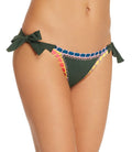Bottom, Crochet By Inspired Bikini Women’s Trim Large Ferrarini Solange Green, Platinum