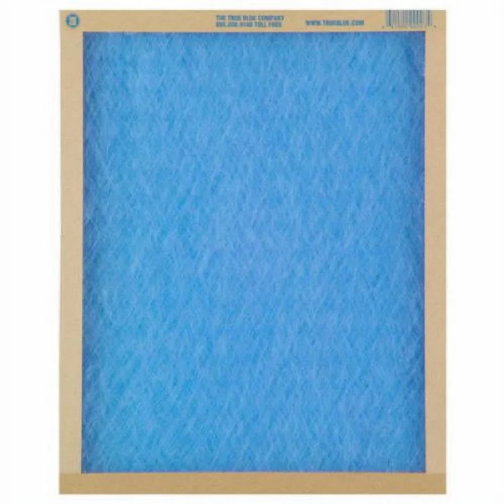 '- Disposable x 1" 2 Blue Quantity Spun 12 20" Flat x True 120201 Fiberglass of Panel Air Filter Furnace MERV 20"