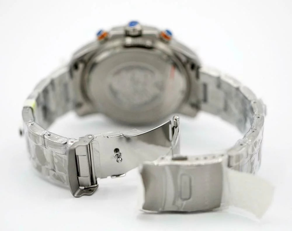 Navigator 134SSOSB Steel Watch Lars Sea Steel Orange Larsen Bezel 46mm Men's