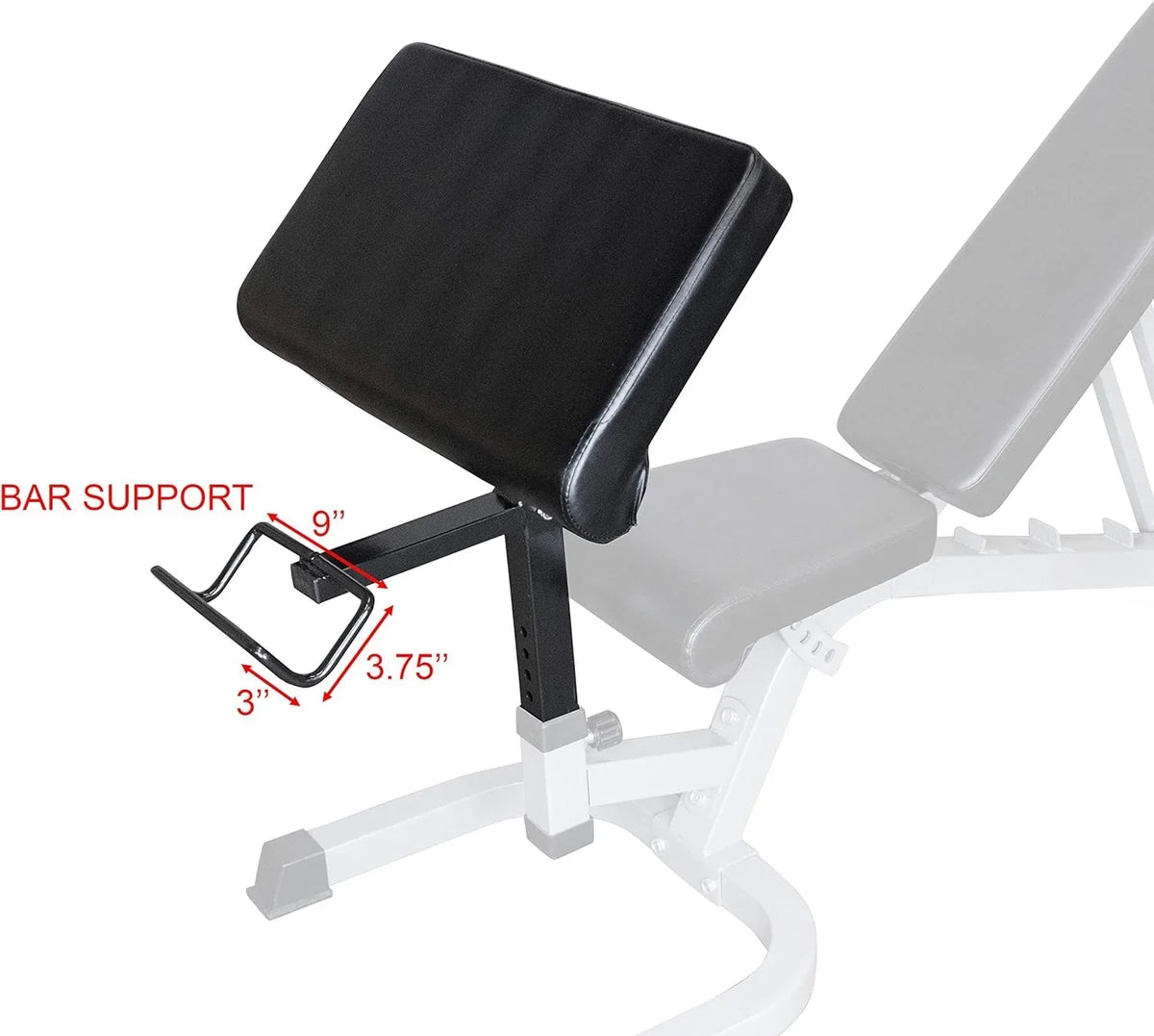 For W/Benches Curl EX-2 Only Attachment Use Bench Preacher