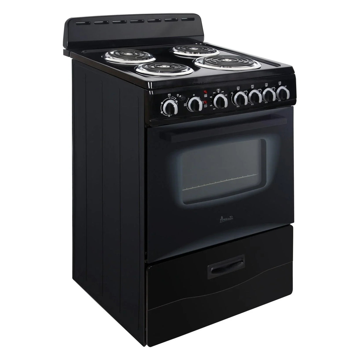 Inch - ERU240P0W Avanti Freestanding 24 Electric Range White