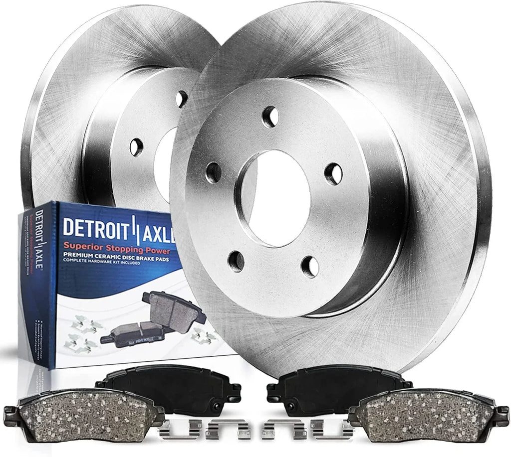for - 2020 2019 REAR Axle Brake CX-5 2017 Replacement Mazda Rotors Brakes Kit Pads Detroit Ceramic Disc 2018 2016-2021 and Brake