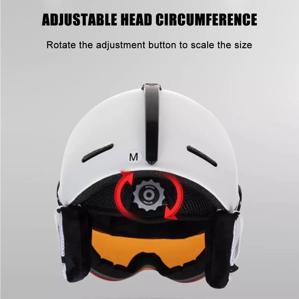 Windproof Skateboard Gear MOON Cycling Skiing Safety - Winter Snowboard Helmets