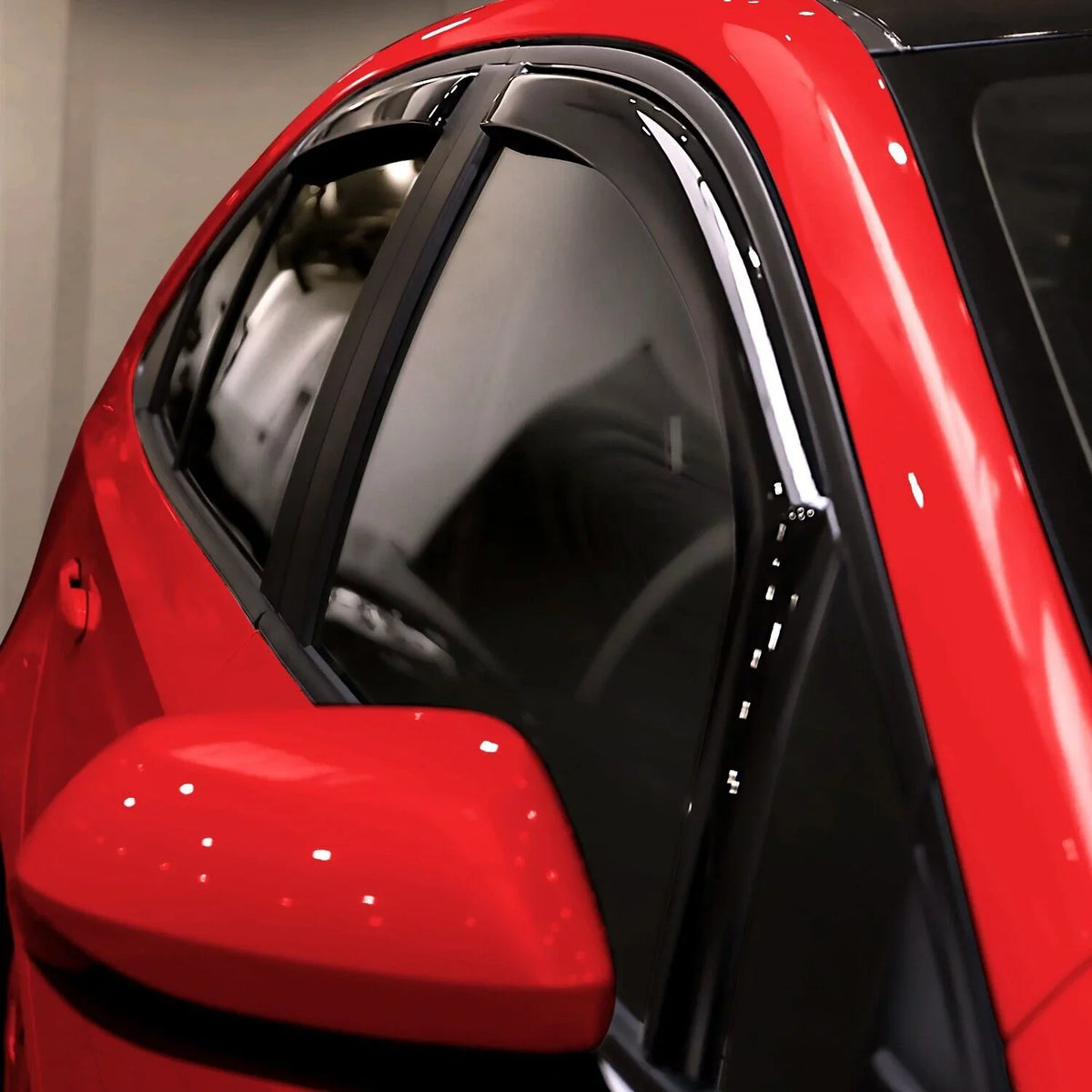 Durable 4 2020-2024 in-Channel Rain 200521 Extra Pieces Visors, Window Corolla Sedan, Toyota Deflectors, Voron Guards Vent Window Glass - for