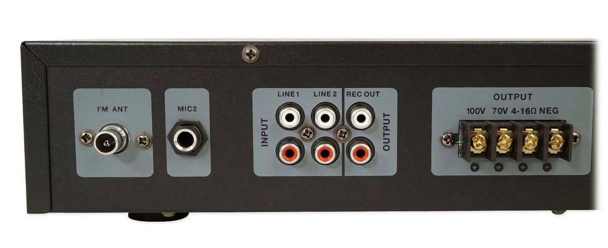 3" Black JBL + Speakers Commercial 70v Wall Amp 23-1 Indoor/exterior (4) Control