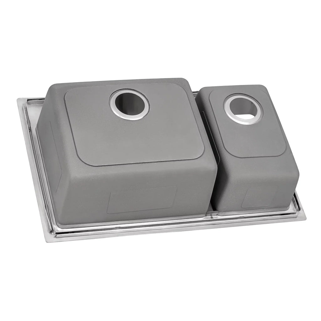 RVM5176 16 Topmount inch x Sink Gauge Ruvati Drop-in Kitchen 33 22