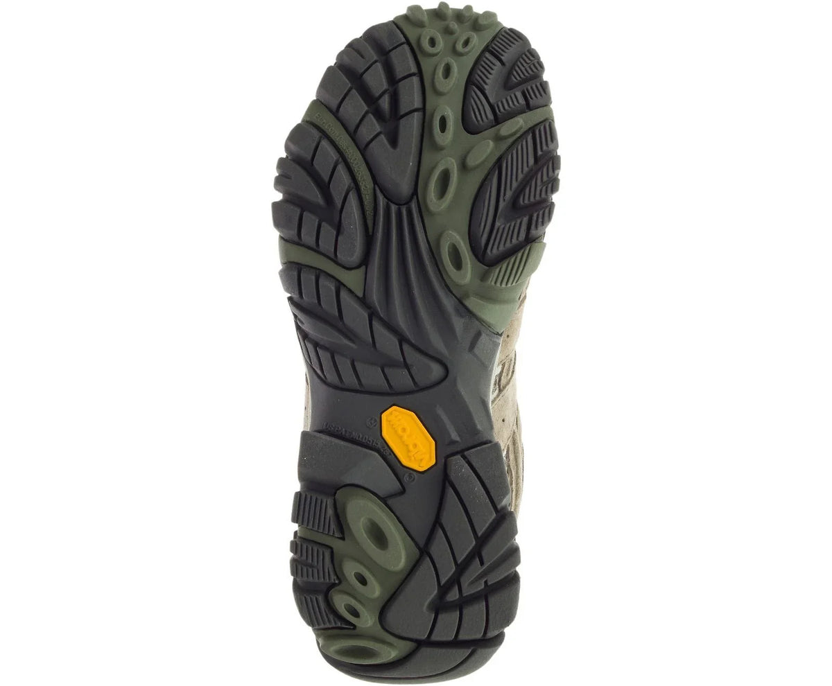 Wide Ventilator Moab Women's Merrell Hiking 9 Mid Shoes, Olive, 2 dimension