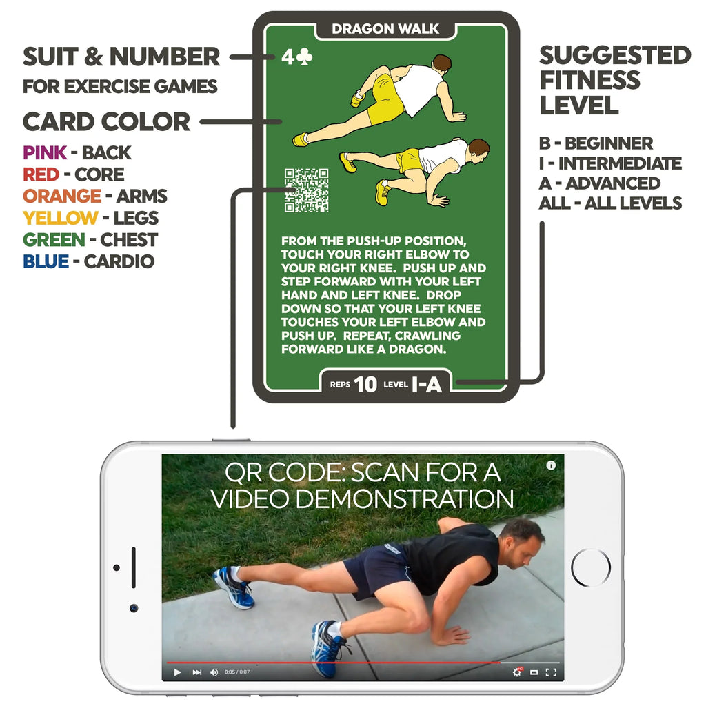 (Bodyweight Cards: Bodyweight Muscle. Video Exercise Fat Needed. Fitness Instructions 52 by Playing Expert. Build Card No Burn Game. Pack) Designed Included. a Workout Stack Mega Military Equipment