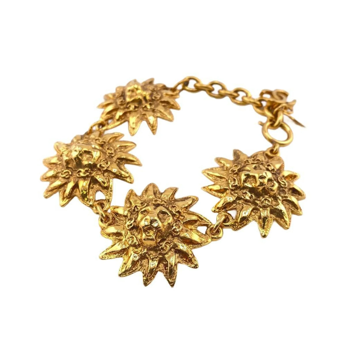 Pre-Owned (Good) Women's Gold Bracelet Z0004923 Lion