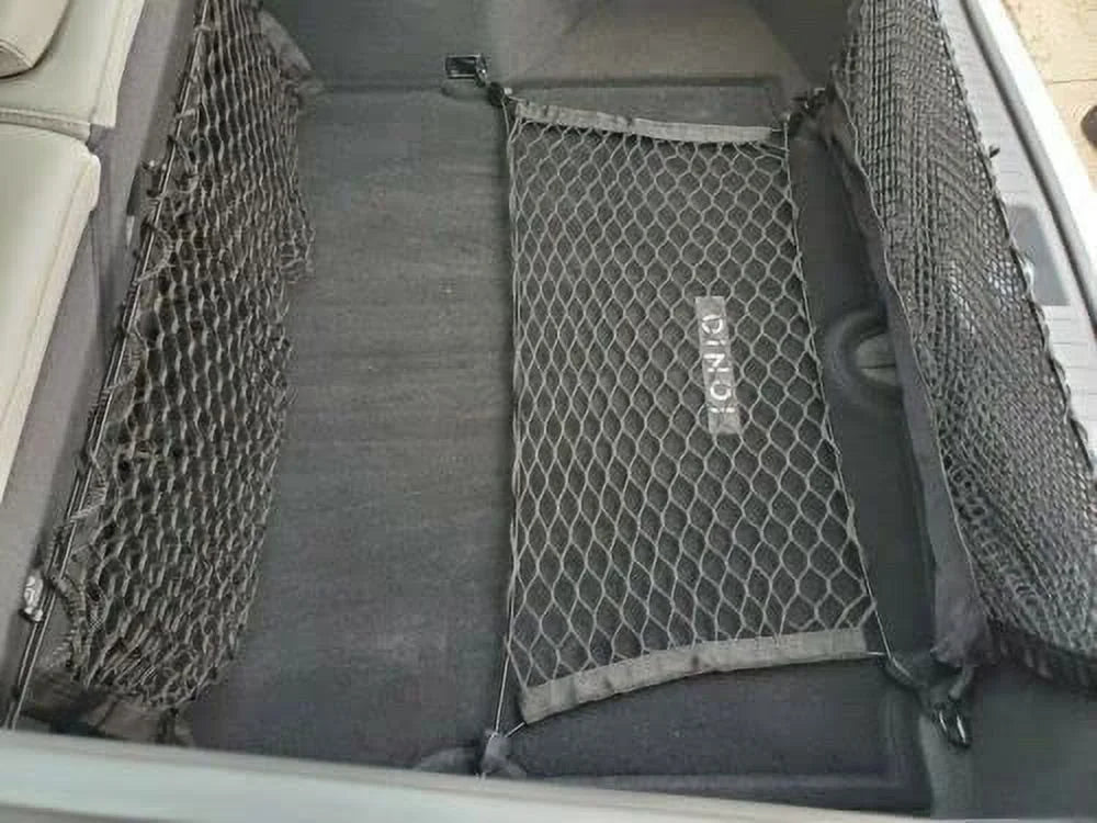 EACCESSORIES for Car 2 HYUNDAI (Qty.3) – for & Mesh – – Nets Organizer Premium Trunk IONIQ Compatible Organizer EA Trunk Envelope HYUNDAI Cargo IONIQ design Nets Cargo Hatchback 2017-2019 Elastic Floor
