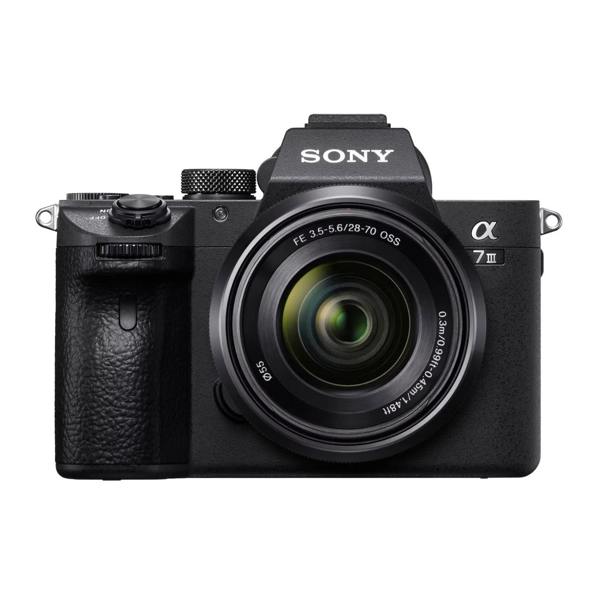 Mirrorless Wireless 28-70mm with Camera Lens Mic Bundle a7 Alpha III and
