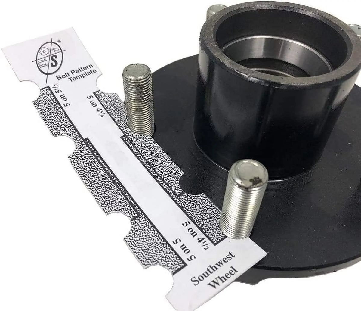 for Bolt (BT8 Idler Spindle Hub lb. 4.5" Trailer Circle 5-Hole, Spindle) 2,000 1" WHEEL Axles SOUTHWEST