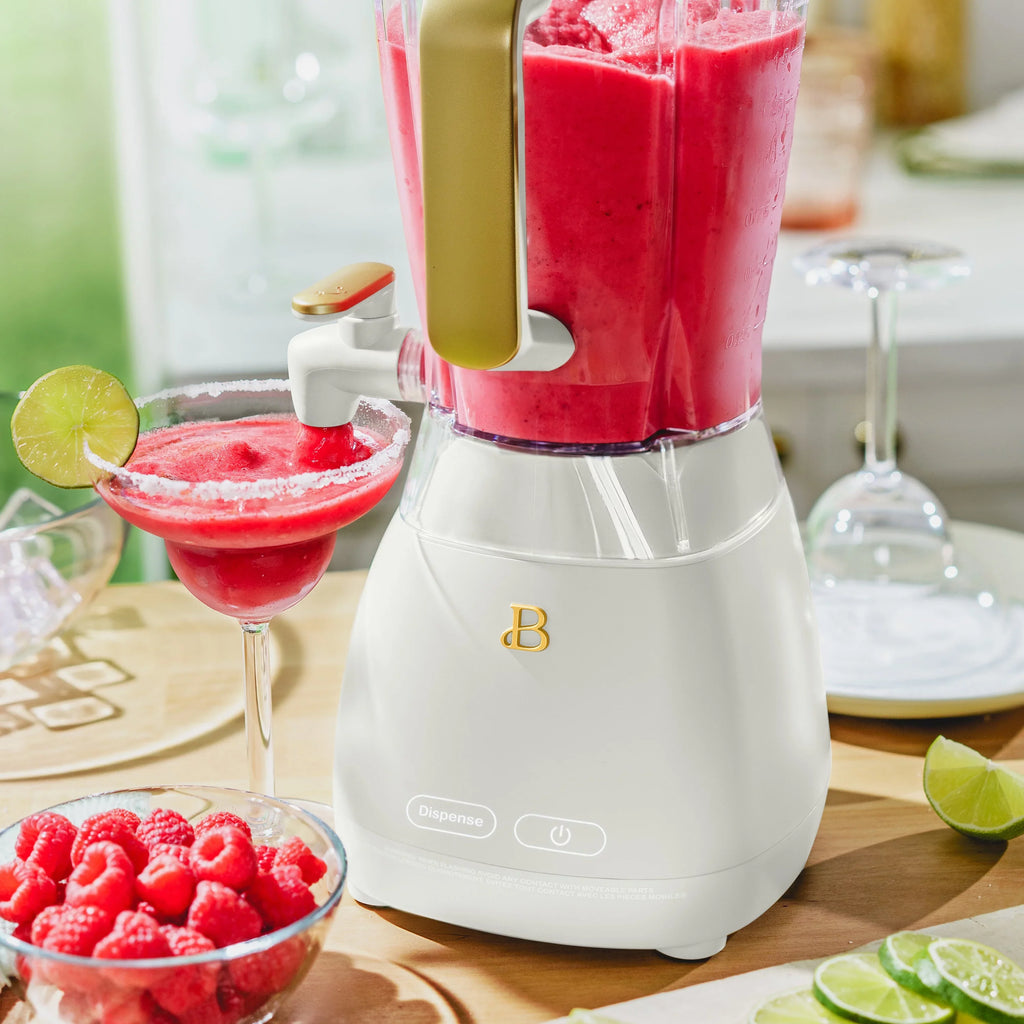 Beautiful by White Frozen Slush 60 Drew 4-Speed Barrymore Drink Icing Maker, oz Crush