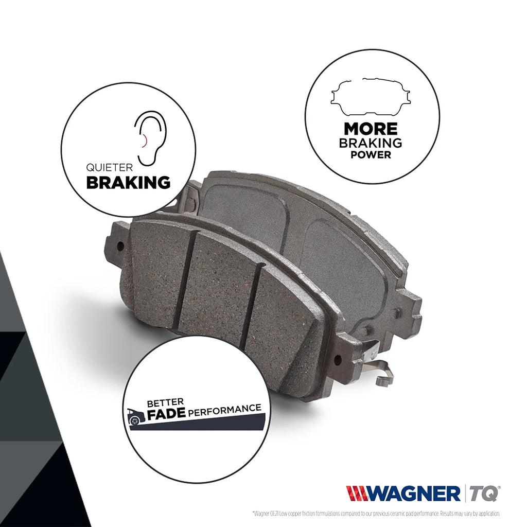Semi-Metallic select: Wagner MX683 Pad Brake Fits Disc X5 Set X3, ThermoQuiet 2000-2006 2004-2010