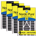 Plus MERV Air 4 Pack AC 16x25x5 Carbon Replacement 10 7/8) Filter (4 Bear