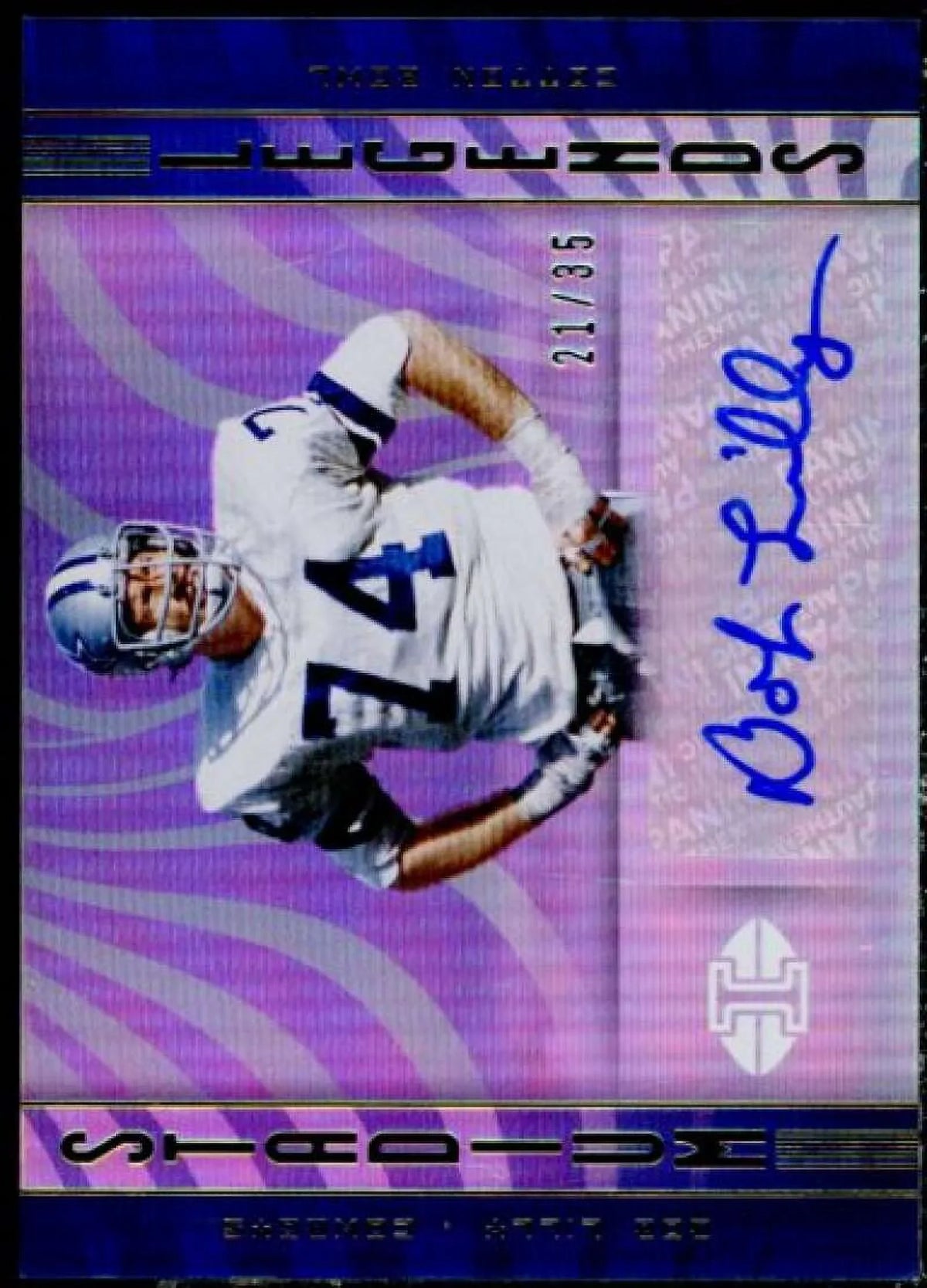 #18 Legends Bob Stadium Card Illusions Lilly Autographs 2019 Panini