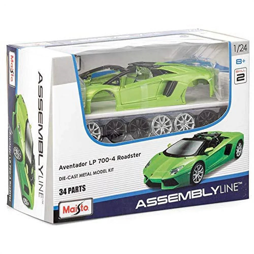 Aventador Assembly Maisto Kit Die Lamborghini Roadster Cast Line (39124) Model