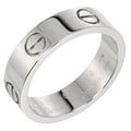 7.9g Approx. (Good) K18 Gold 15 White Pre-Owned Ring Love I122924022 CARTIER No. WG Cartier