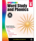 Spectrum Paperback Grade and Word 6 Workbook Study Phonics