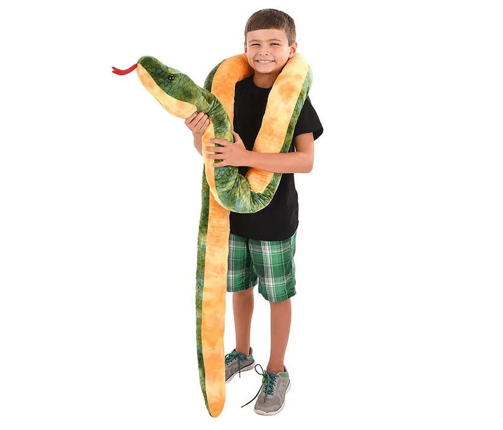 Snake Novelty Long Toy Inch Plush Island Anaconda Giant Rhode 100