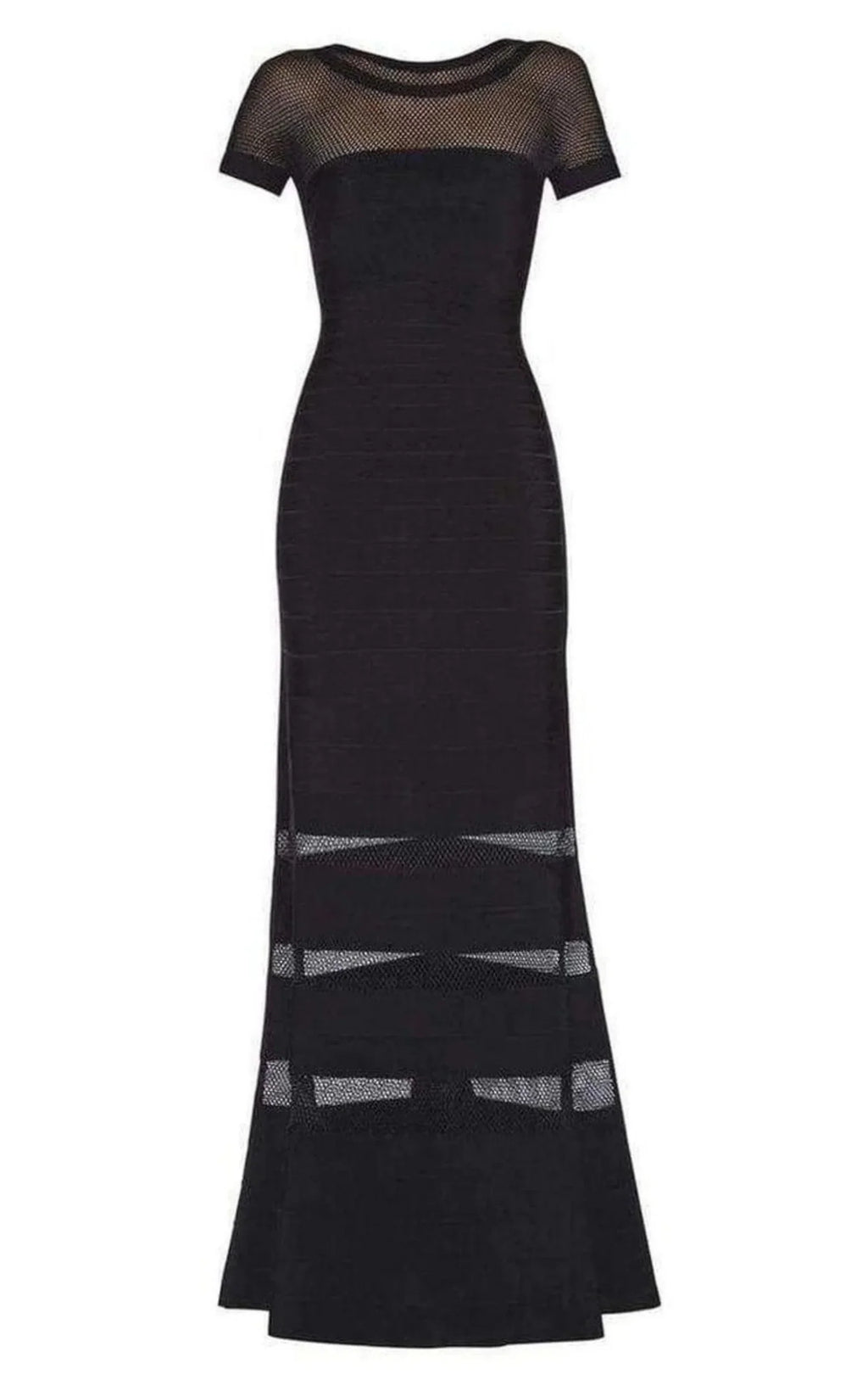 Crochet Stitch Detail Gown Multi Gweneth
