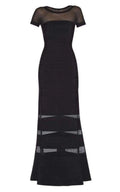 Crochet Stitch Detail Gown Multi Gweneth