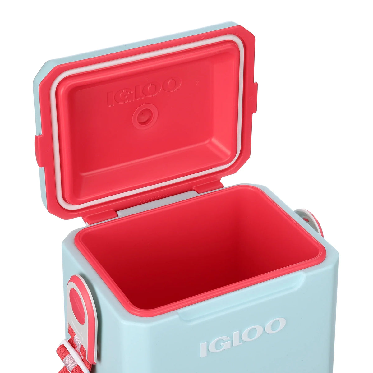Sided Tag-a-Long 11 Aqua Red Blue Cooler, Igloo and Hard Qt