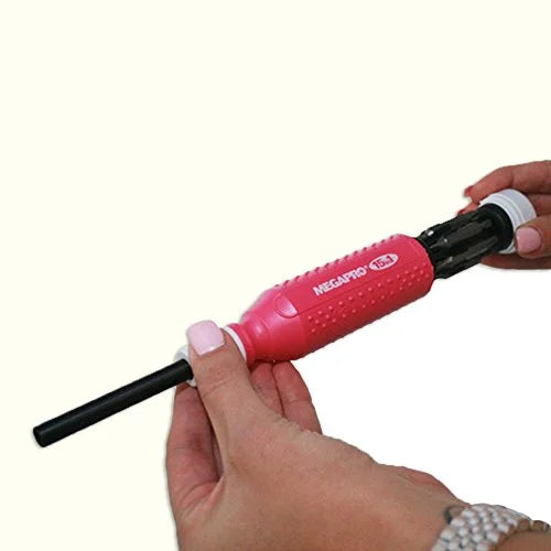MEGAPRO Multi-Bit 151PK/WH-B Screwdriver,15-in-1,8-1/2"