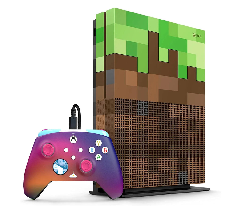 1TB Bundle One Cleaning S Xbox Gaming + Edition BOLT Limited Used Minecraft Console kit AXTION Microsoft