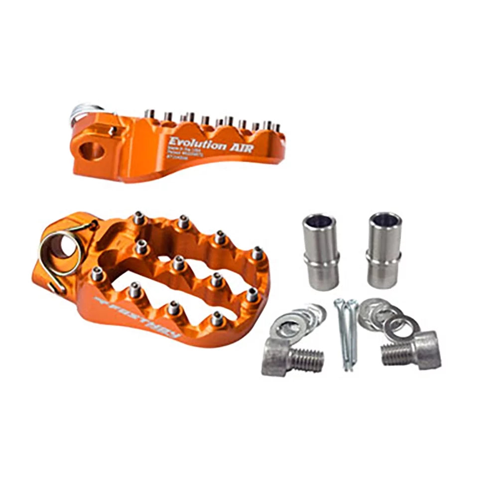 Compatible Fastway Evo 300 Sherco Pegs Motorcycle With Kit SCF Foot Air Orange 2017
