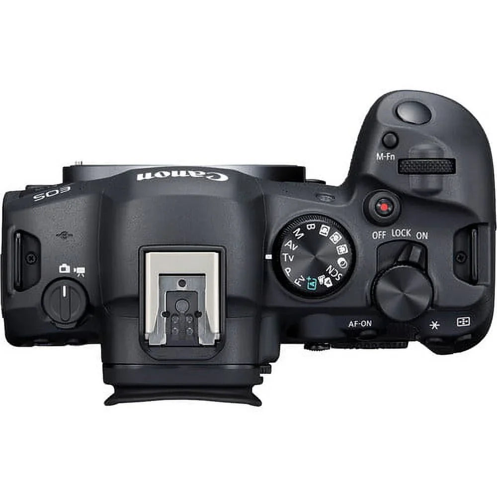 More 2 LED Memory + + Case + Lens Software Corel R6 x II Photo EOS External Charger 64GB + 24-105mm + Canon Battery Card (5666C011) Card Mark Light Camera f/4 Mirrorless Reader + with + + LPE6