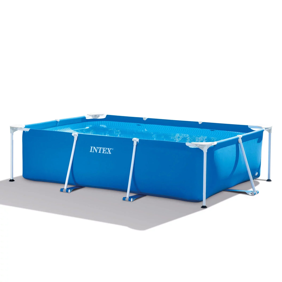 exterior 29.5'' Rectangular Backyard Frame Above Ground Intex Swimming Pool x 9.8'