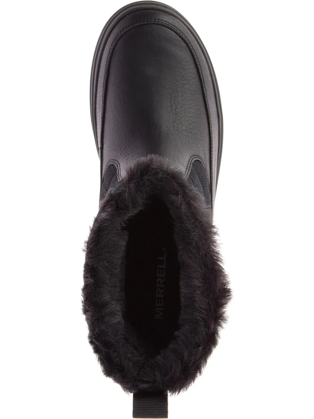 Bluff Womens Fur Merrell Lined Boots Leather Faux Haven Winter