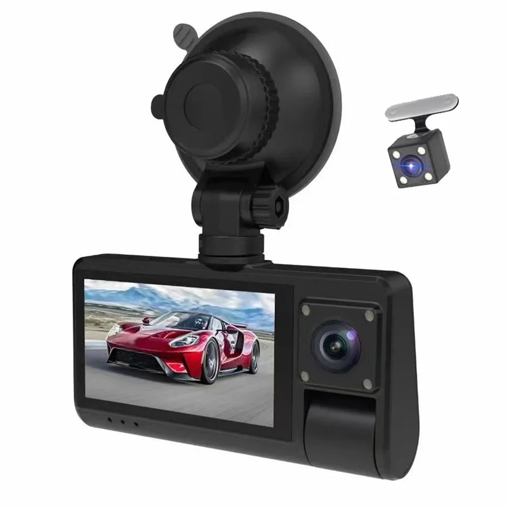 Dash Enhanced WIFI Safety Walmeck Touched Monitoring Screen Mirror, Recorder Auto Cam, Camera Interconnection with for Car