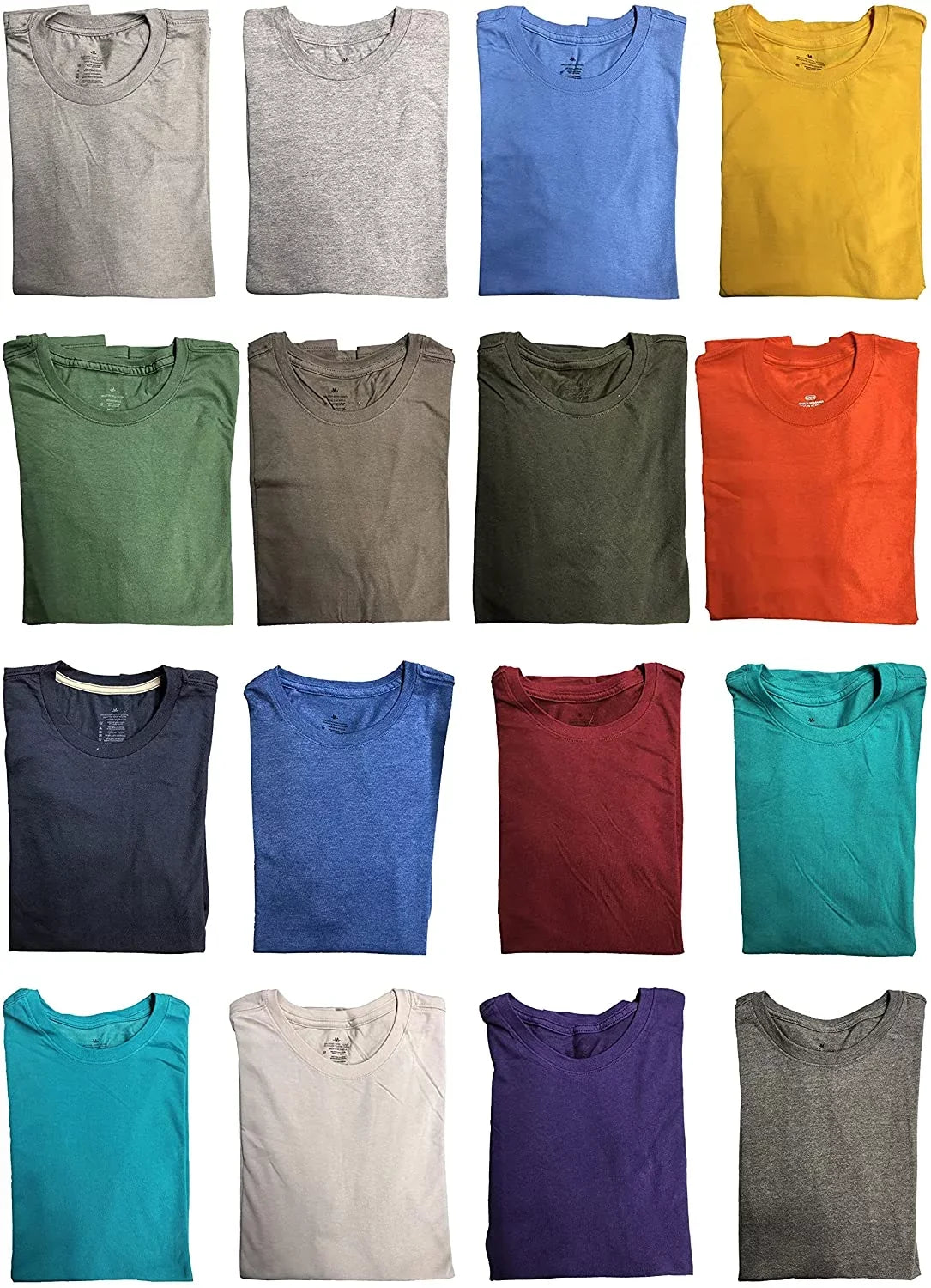 Pack Tee Cotton of Sleeve Shirts Pack Small) (60 Tshirts Assorted Mens Tshirts, Wholesale Mens Bulk A, 60 Crew Pack
