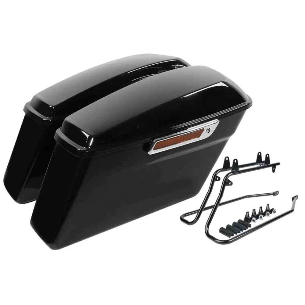 Brackets For Saddle Hard Saddlebags w/ Bags Conversion FLST Harley-Davidson