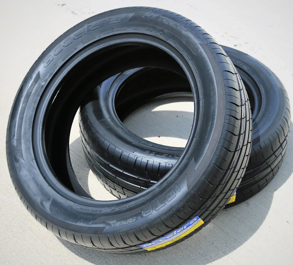 Performance A/S 255/60R19 Pair 2 (TWO) ST68 Buick Lincoln Iota Tires Aviator 2010 Accelera Fits: of 109H Enclave Base 2021 AS CXL,
