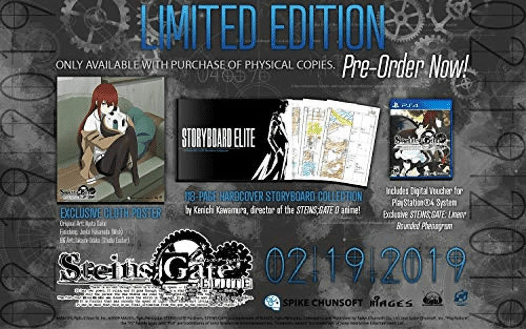 4 Limited PlayStation - STEINS;GATE Edition ELITE: