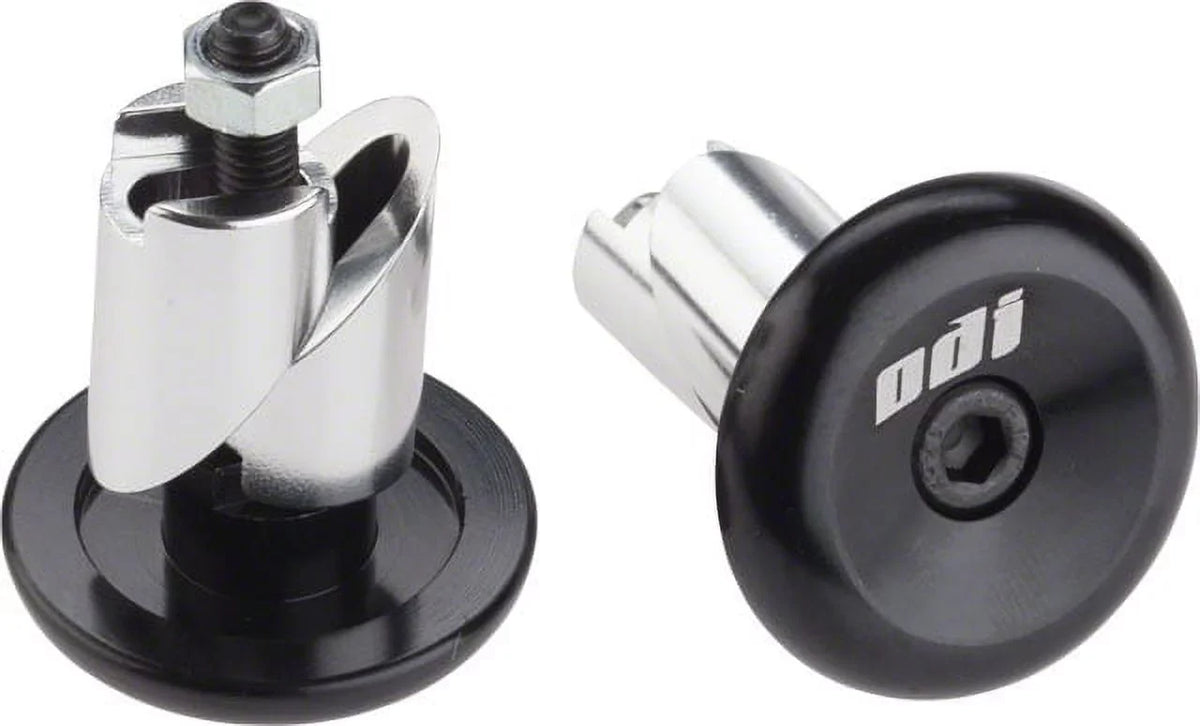 Odi Black Aluminum Grip End Plugs