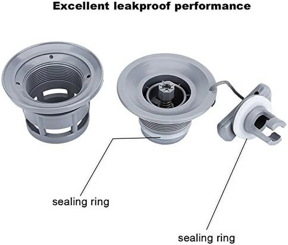 Kayak Plugs Boat Boat Valve Air PVC Dinghy Canoe Air Valve, Inflatable Gas Durable Replacement Air for Cap
