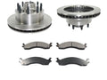 Super Front Duty 2004 Kit Pad - E350 Rotor 2006 Ceramic Brake 1999 2005 2003 2001 2007 - 2002 2000 Compatible and with